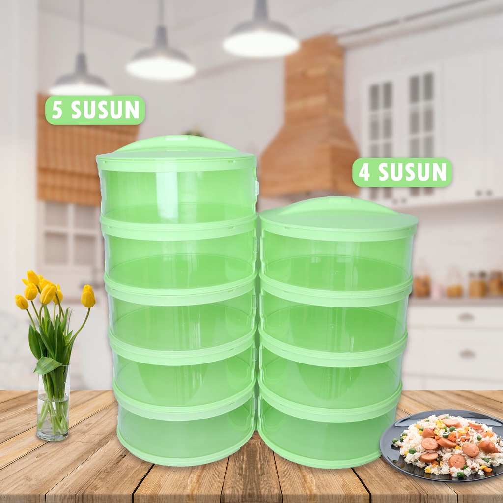 Tudung Saji Susun Rak Susun Makanan  Rantang Susun   food cover multilayer