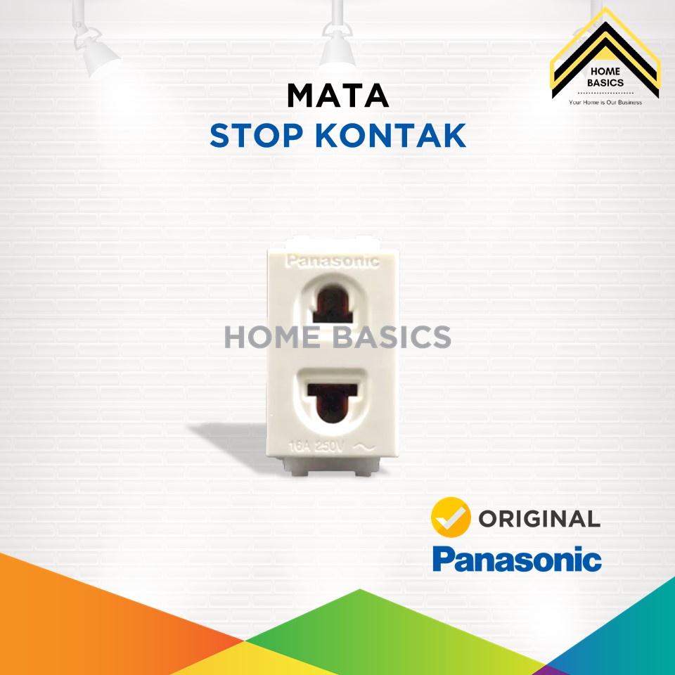 Mata Stop Kontak Universal Panasonic / Terminal Listrik