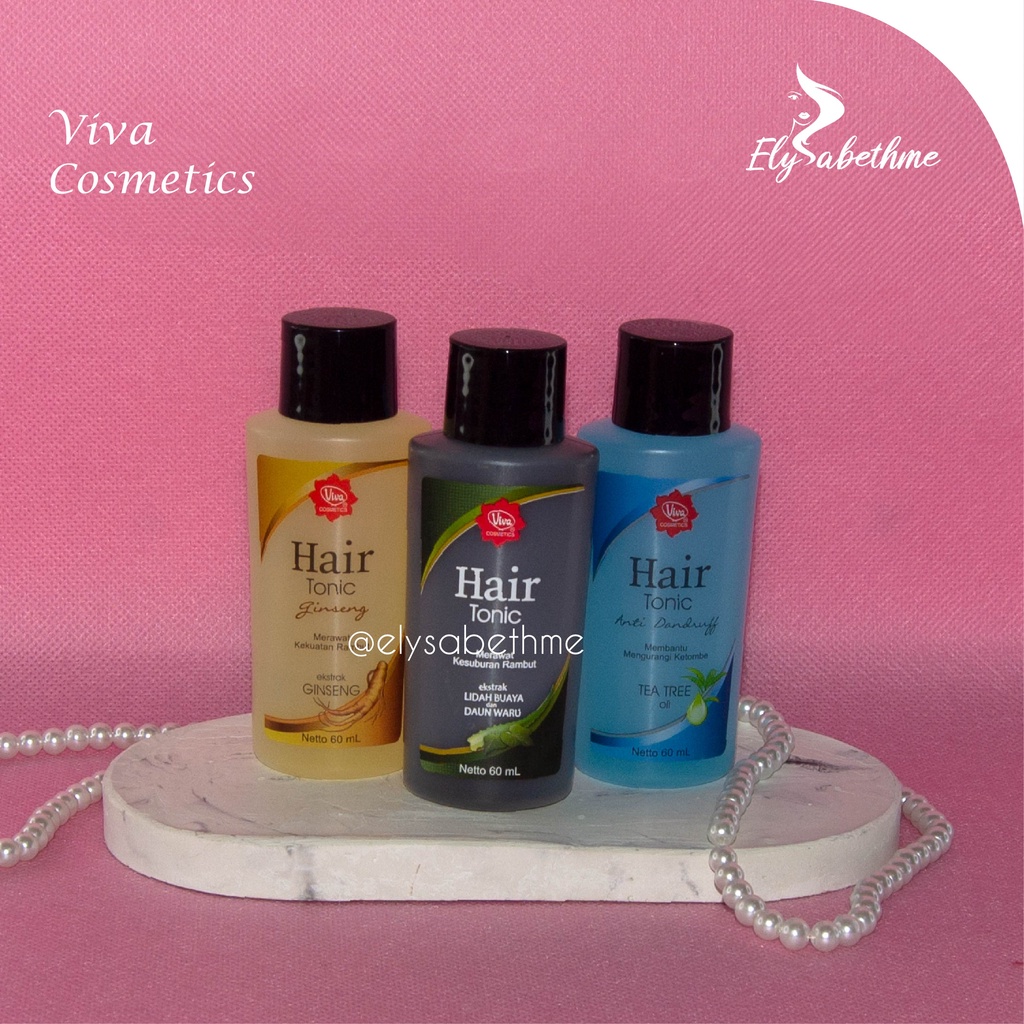 ✿ELYSABETHME✿ Viva Hair Tonic pelebat penumbuh rambut bisa untuk anak dan dewasa anti rontok dan lepek