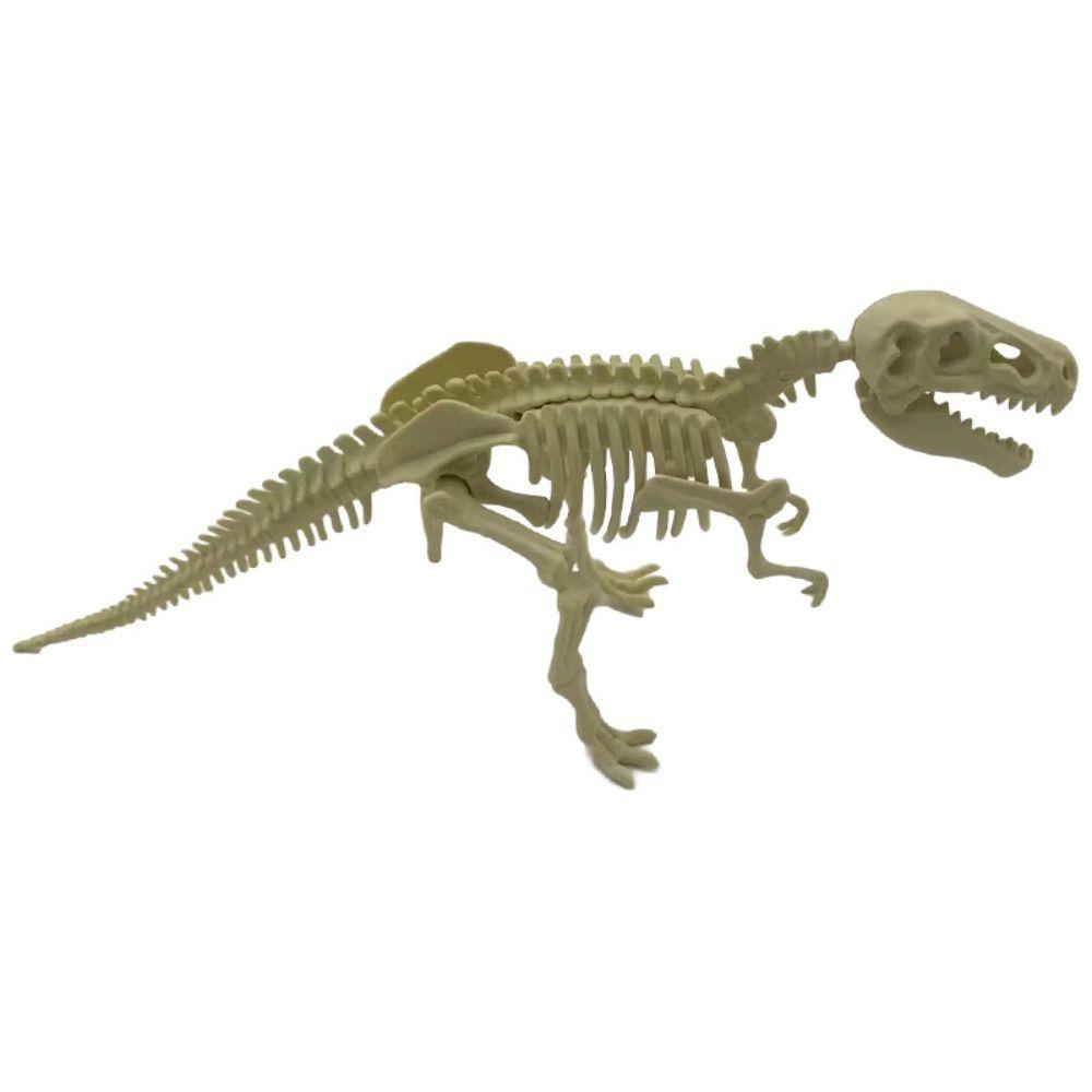 NEEDWAY Needway Dinosaurus Menggali Kit Kejutan Menggali Set Model Kerangka Dinosaurus Mainan Edukasi Sains Velociraptor 3D Skeleton Puzzles Alat Penggali Kit Mainan Gali Arkeologi