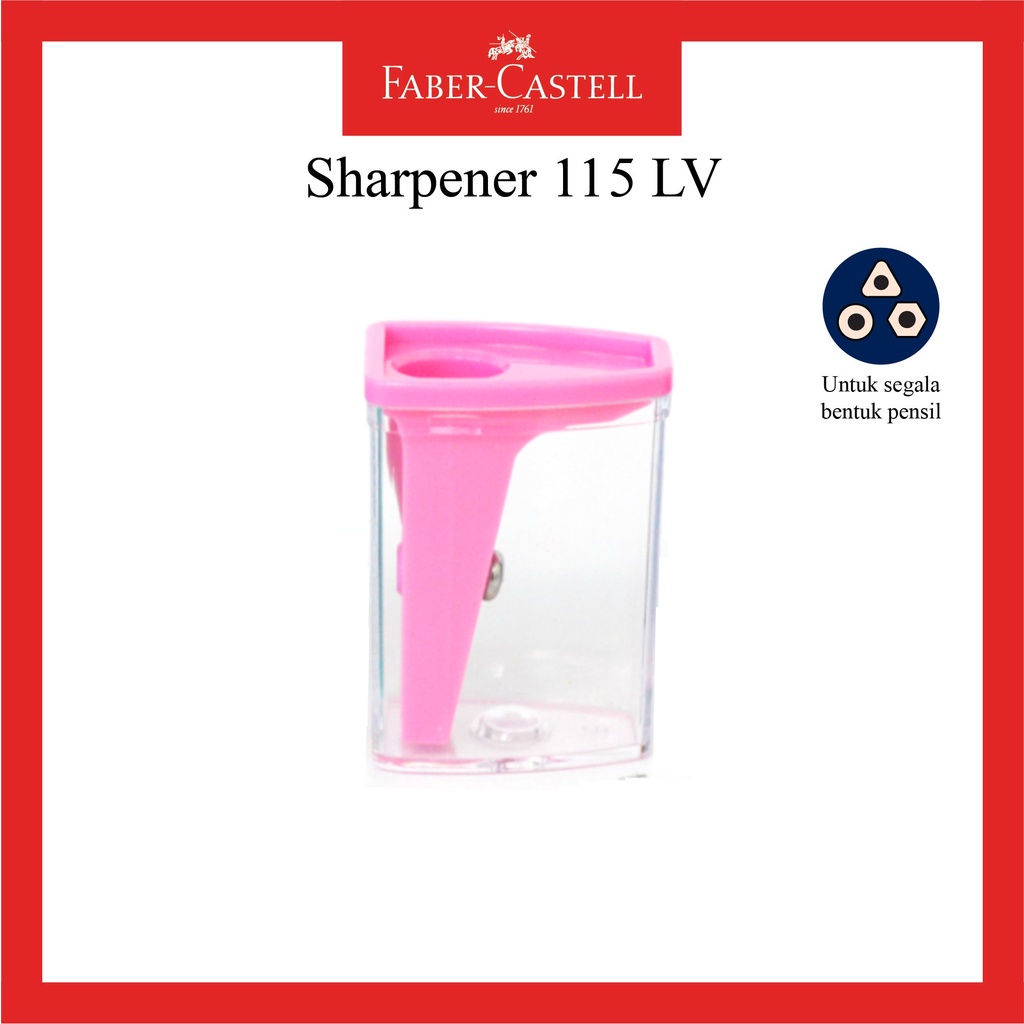 

RAUTAN PENSIL FABER CASTELL 115 LV | SHARPENER | SERUTAN PENSIL SUPER TAJAM