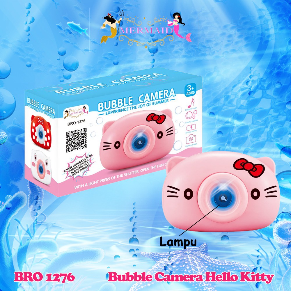 Hello Kitty Karakter Camera Bubble Gun Hello Kitty Sapi Macan Kelinci Kamera Gelembung Busa Sabun ME