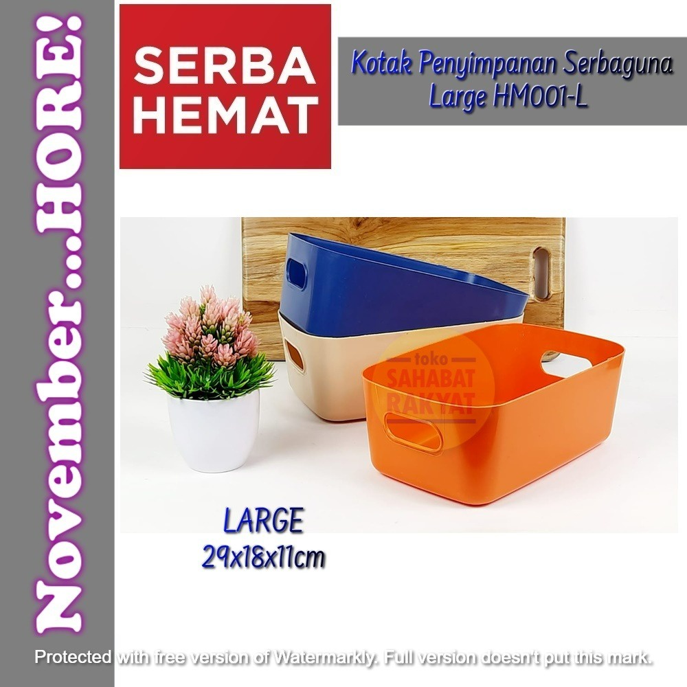 Kotak Penyimpanan/Storage Box Serbaguna HM001