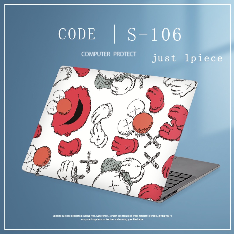 1pc Universal Menyesuaikan Stiker Laptop Universal Penutup Kulit Transparan Untuk Ukuran Apapun Huawei MagicBook X15 Cinnamoroll Laptop Case Film Universal Pelindung Film Sesame Transparan