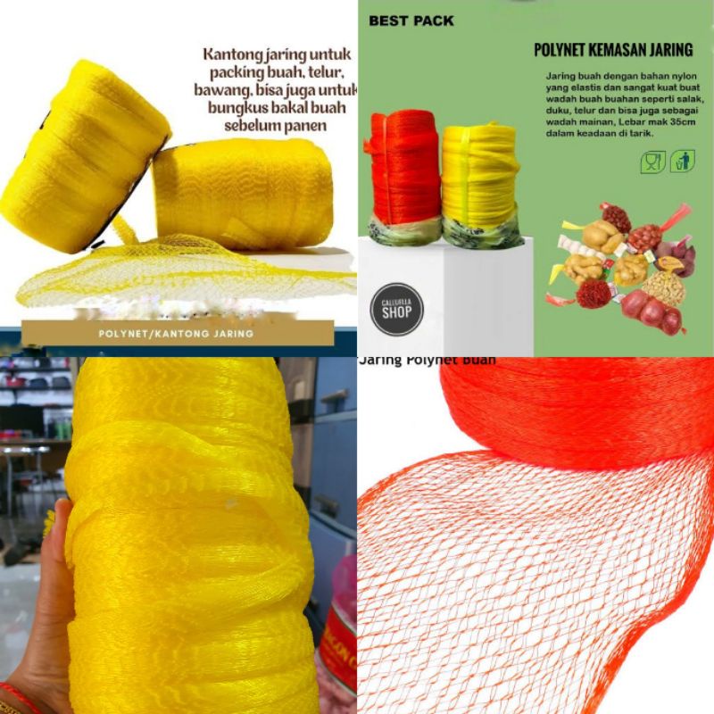 Jual Polynet Jaring Kemasan Wadah Buah Bawang Umbi Kentang Lumajang