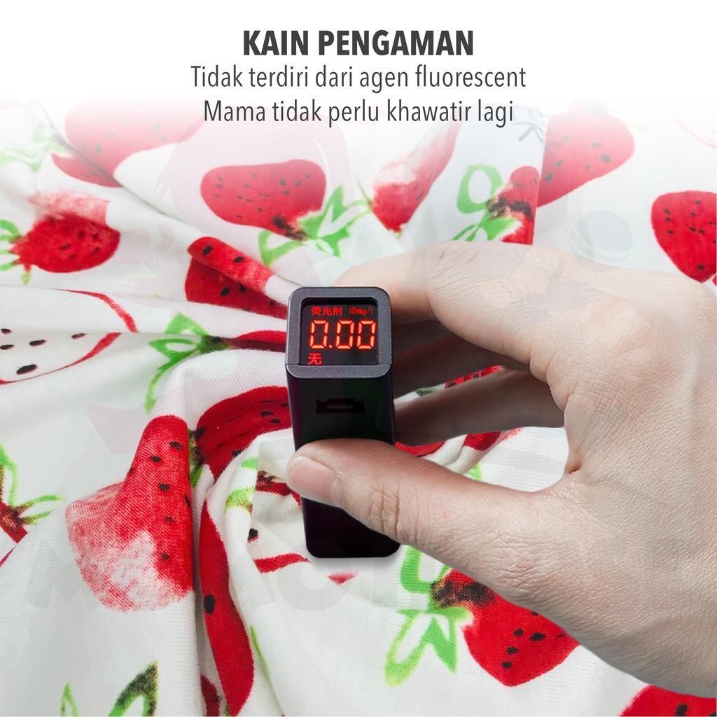 MOMO HOUSE Kain Penutup Menyusui Bayi Apron Menyusui Nursing Cover Apron Menyusui