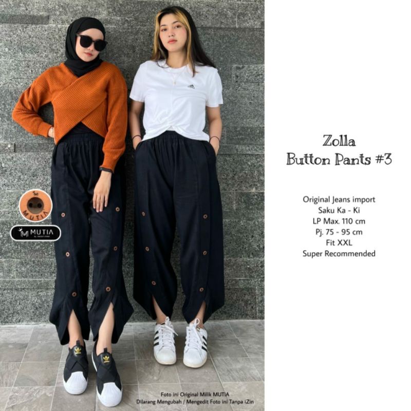 ZOLLA BUTTON PANTS #3 ORI MUTIA | Jeans Import