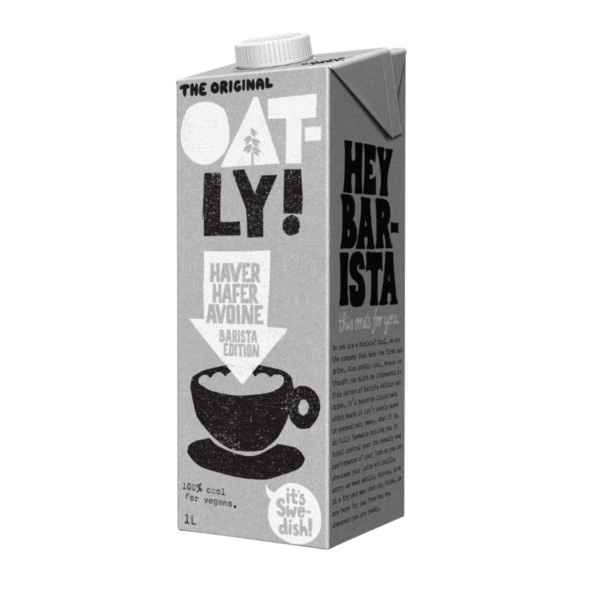 (Satuan) Oatly Barista Oat Milk Susu Gandum Vegan Edition 1L 1 L 1Liter 1Ltr