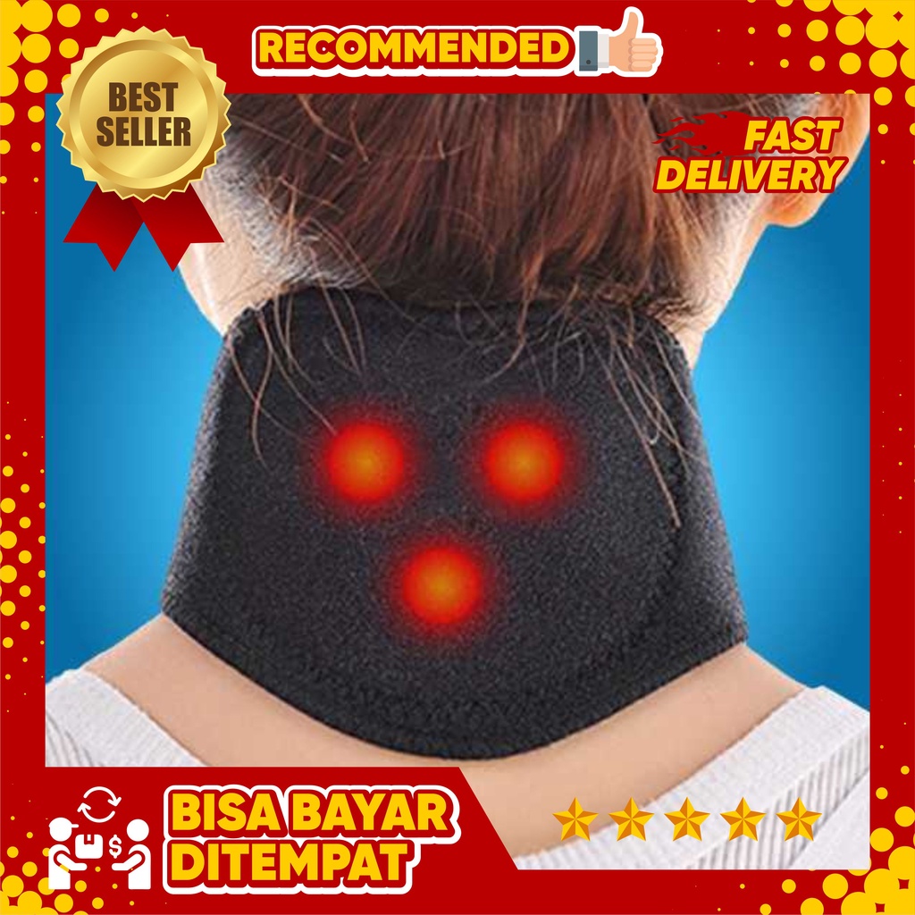 Terapi Leher Magnetic Tourmaline Therapy Neck Massager - Alat terapi - Alat kesehatan - Terapi leher