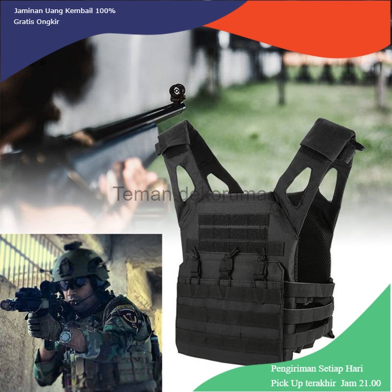 TD-PR2 DEDOMON Rompi Pelindung Airsoft Gun CS Tactical Vest Combat 600D - G030102