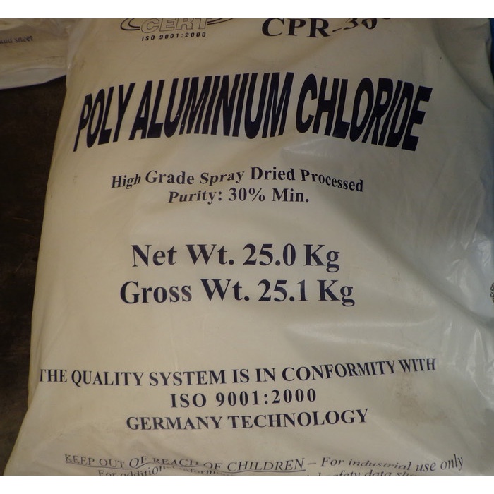 Irigasi Pac 1Kg / Poly Aluminium Chloride Germany Powder-Bubuk / Penjernih Air