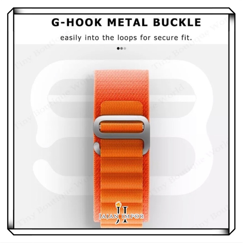 Tali jam Loop Alpine UNIVERSAL model i watch 20mm 22mm elastis nilon untuk jam tangan samsung  huawei gt 2 3 pro pergelangan tangan