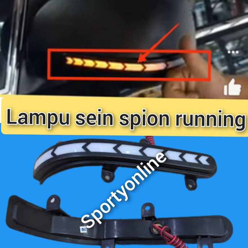 lampu sein spion  allnew avanza agya innova fortuner led running