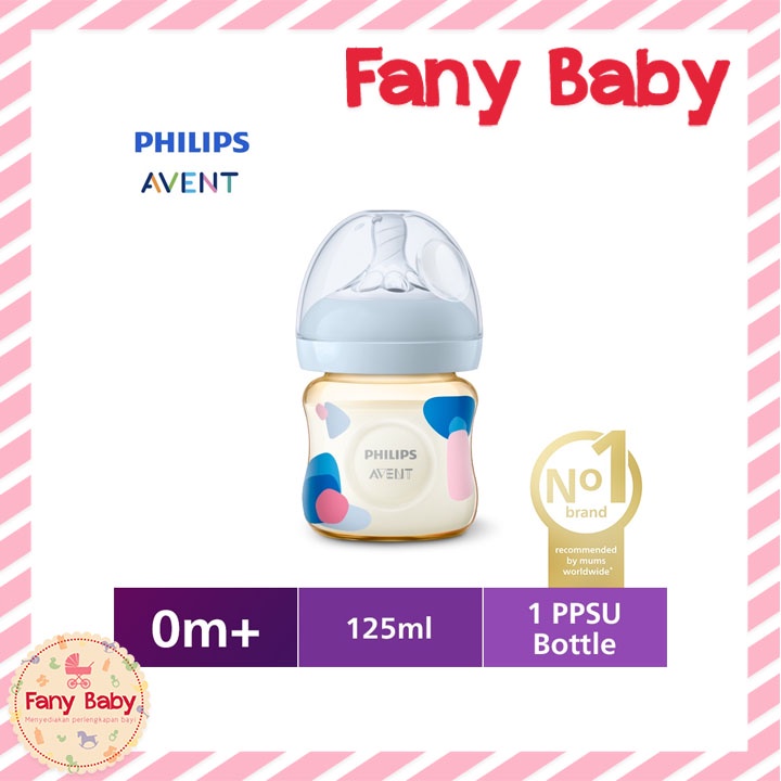 PHILIPS AVENT NATURAL PPSU BOTTLE 0M+ 125ML [ SCF581/10 ]