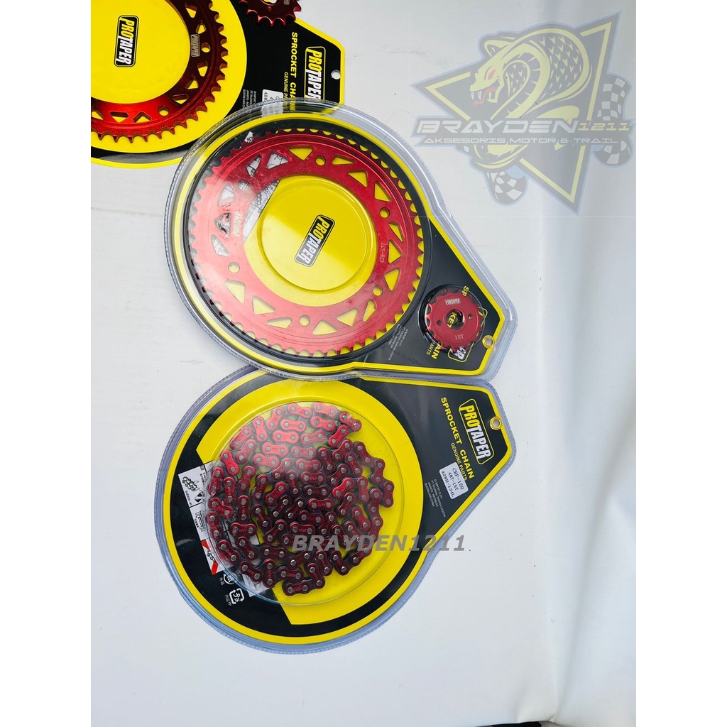 Gear crf 150L / Gear set warna crf 150 / Gear warna crf protaper / gear sss crf150