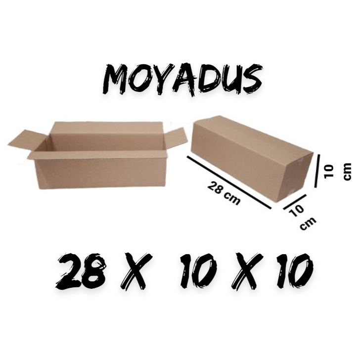 

kardus/karton/box uk. 28x10x10 cm SINGLEWALL POLOS