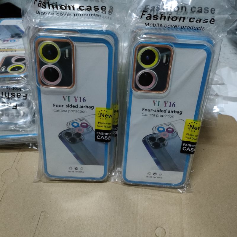 Softcase Vivo Y16 5G Silikon Casing Selicon Case Bening Transparan Terasfaran Pelindung Pro Camera