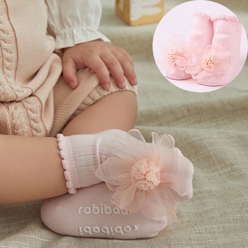 Kaos Kaki Bayi Pita Panjang Lembut 0-12 Bulan