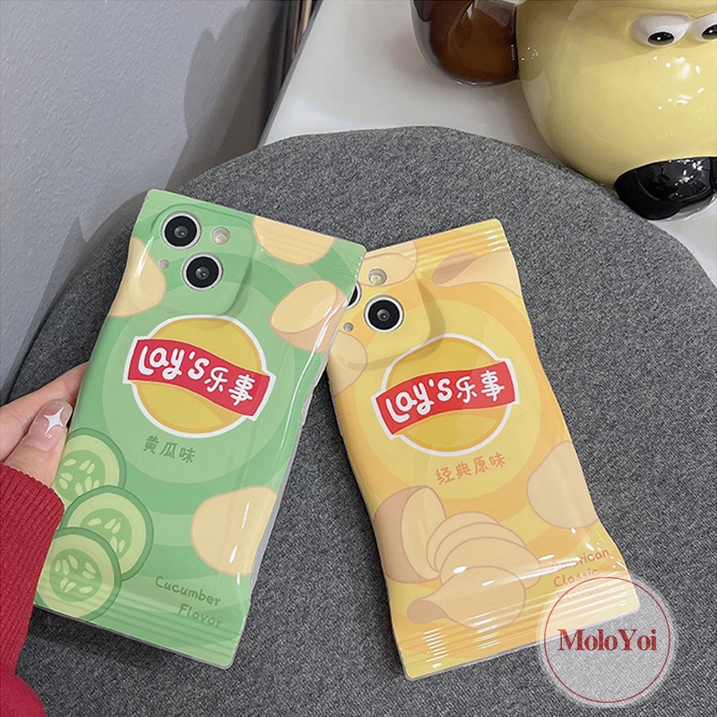 Soft Case Motif Kartun Makanan Ringan Untuk IPhone 11 Pro Max 7plus 8 12 14 13 Pro Max XR 7 6 6s 14 Plus X Xs Max SE 2020