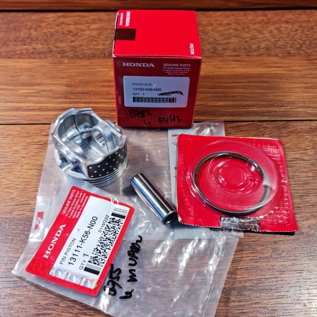 (CB150 LED ALL NEW) HONDA ORI - PISTON KIT 13102K56N00/ 13101K56N00/ 13103K56N00/ 13111K56N00/ 13031