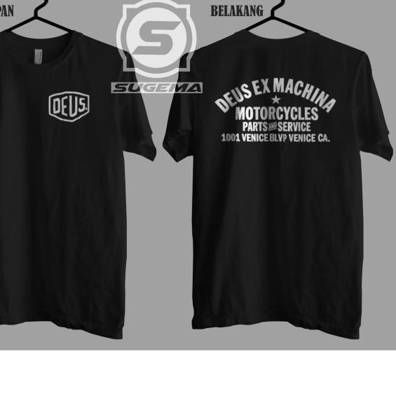 Kaos - Baju - Tshirt Deus Ex Machina 02 - Hitam, S