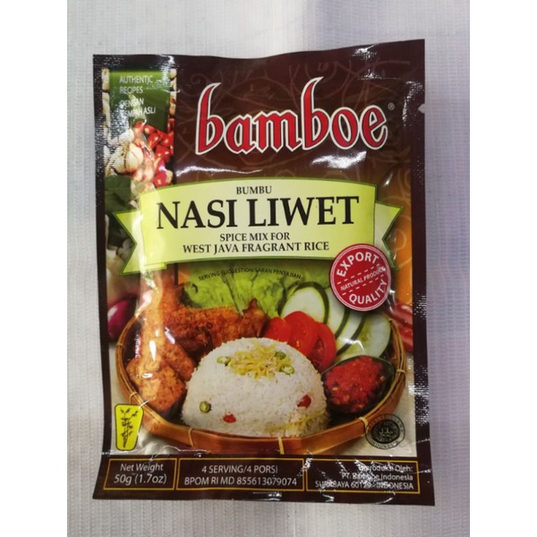 

Bumbu bamboe nasi liwet