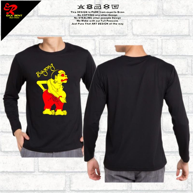 Kaos Wayang Bagong Lengan Panjang