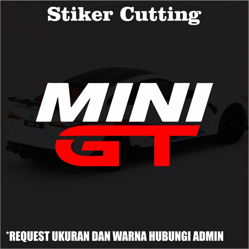 Stiker Sticker Cutting Mini Gt