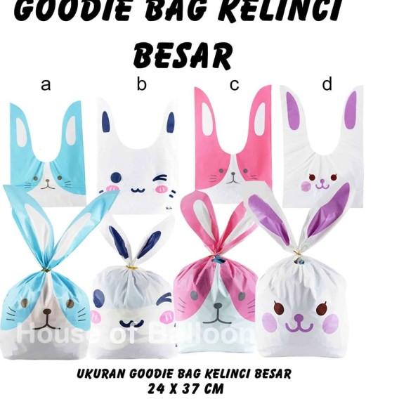 

Goodie Bag Kelinci Besar 24x37 cm - Cookie Bag (Food Grade) Per 50 Pcs