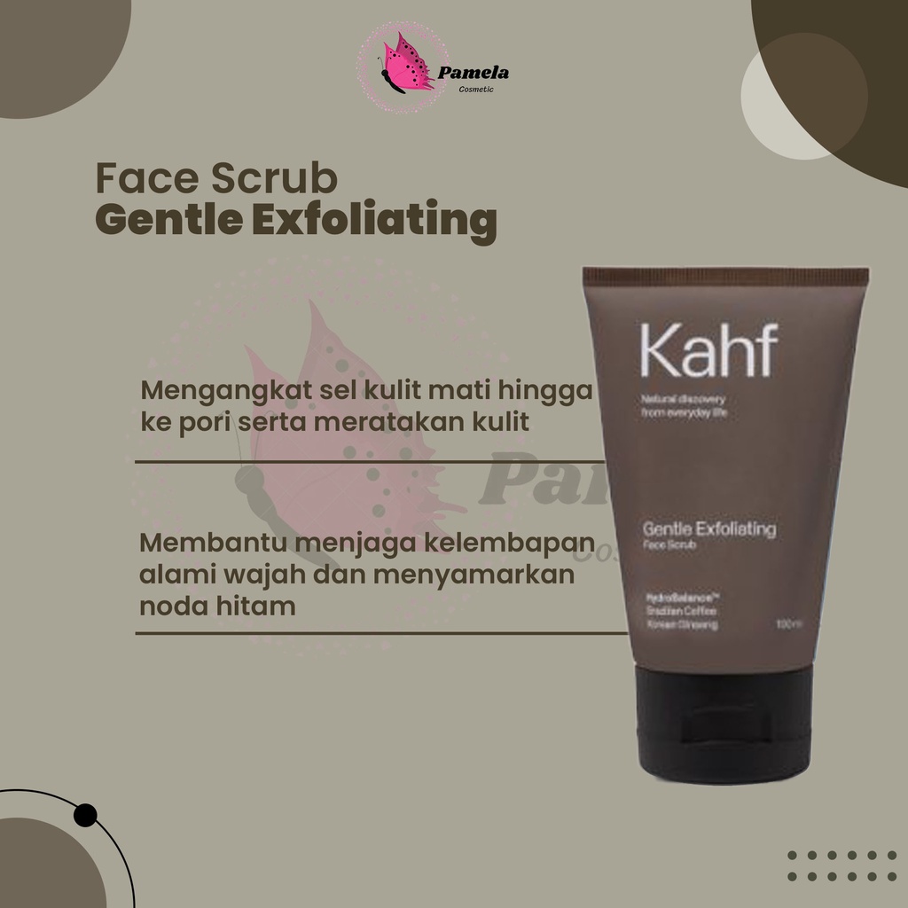 ❤ PAMELA ❤ KAHF Skincare Cowok Halal Face Wash | Face Serum | Face Spray | Serum Jenggot Eau de Toilette Laki-laki Man