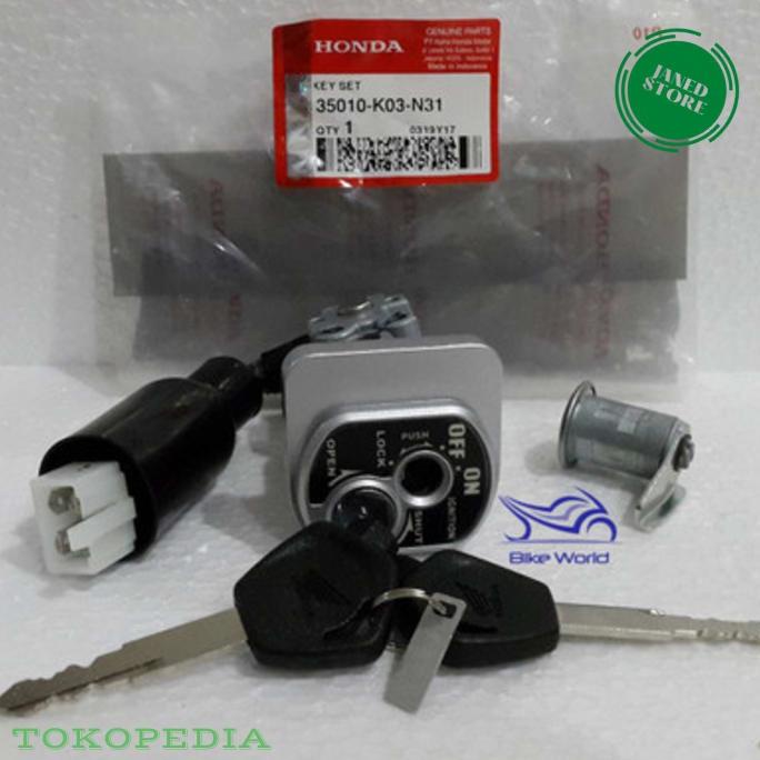 SPAREPART MOTOR 9211 KUNCI KONTAK ASSY REVO FI GENUINE ASTRA HONDA