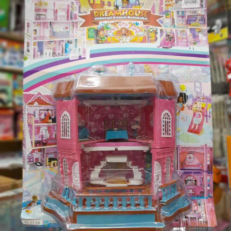 teminal toys mainan anak apartemen set 2 lantai dan perlengkapan lainnya