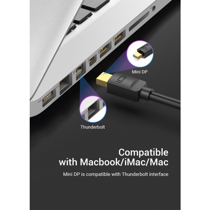 Kabel Mini Display Port to HDMI Vention Black HAB