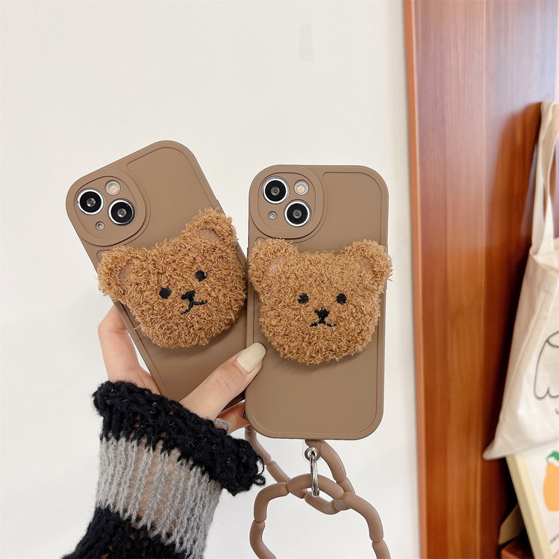 Casing Soft Case Silikon + strap Tangan Untuk IPhone 6 / 6S / 7 / 8 + / X / XR / XS Max / 11 / 12 / 13 / 14 Pro Max 14 +