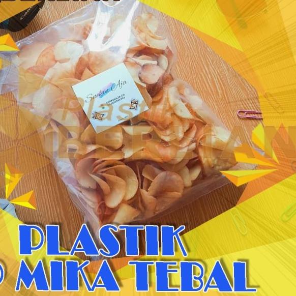 

Plastik PP Mika 25 x 45 Tebal Bungkus Snack Keripik Isi 100 lembar