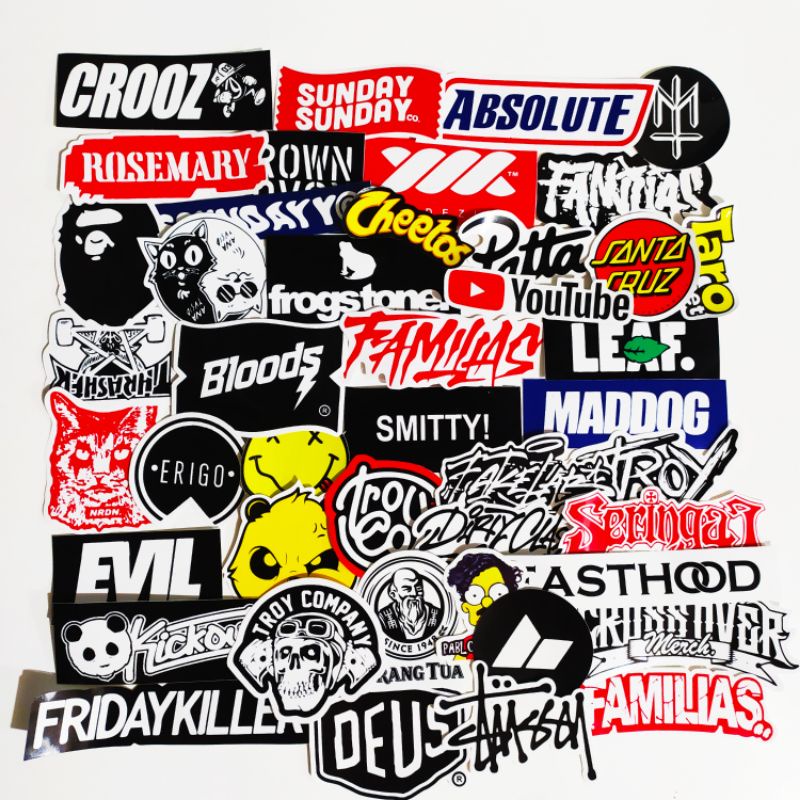 

Paket stiker random isi 50 pcs