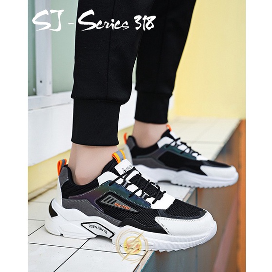 [OOS] Sepatu Sneaker Pria Casual Trendy Cakep Buat Nongkrong dan Kuliah Kualitas Import Premium -318