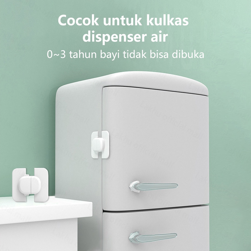 Lakhu Kunci Kulkas Pengaman kulkas Anak Pengunci Pintu Safety Lock