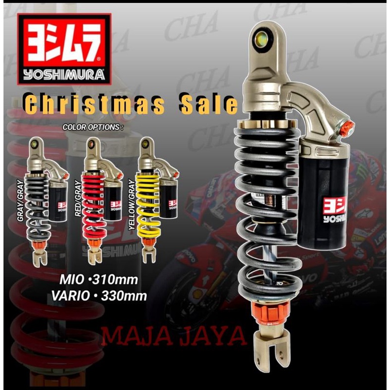 (Chirtsmas Sale) Shockbreker tabung Vario Beat Scoopy model Ktc Evo series Merek Yoshimura Ukuran 32