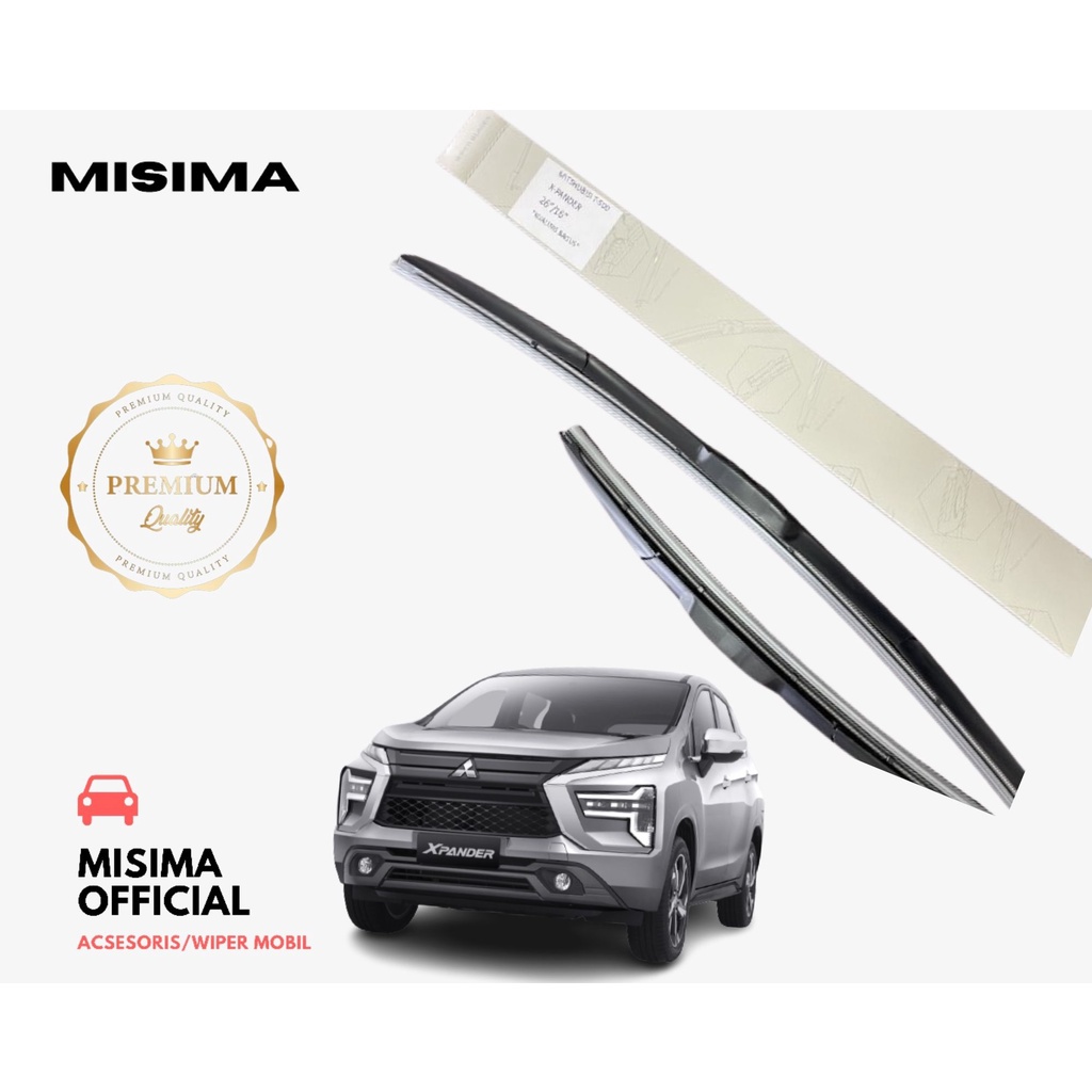 Wiper Depan Mobil Xpander 1 Set Premium Quality