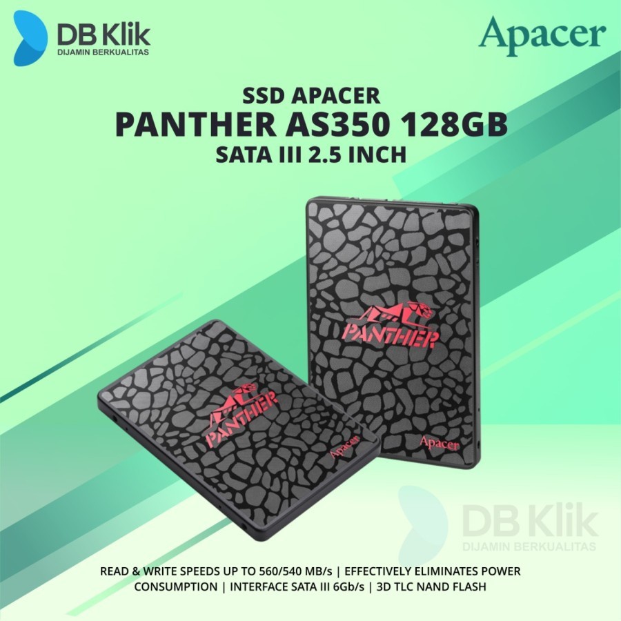 SSD APACER PANTHER AS350 128GB SATA III 2.5 Inch Apacer AS350 128GB...