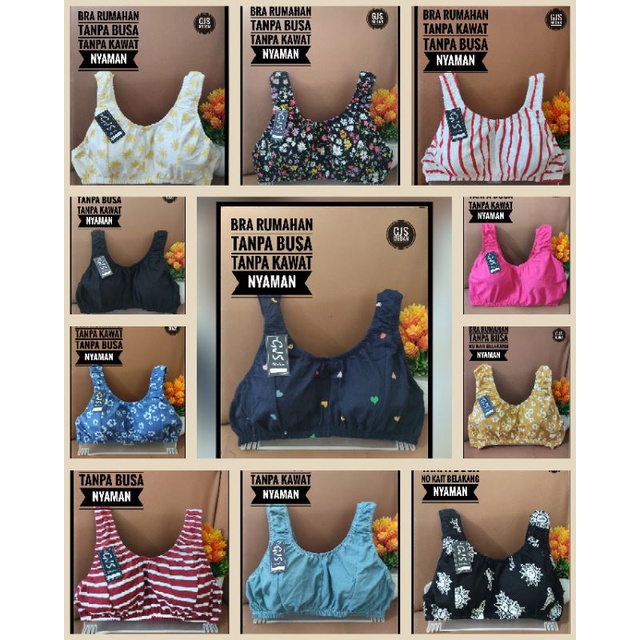 READY MEDAN BRA RUMAHAN BRA  REMAJA_BRA HOMEMADE TANPA KAWAT TANPA BUSA