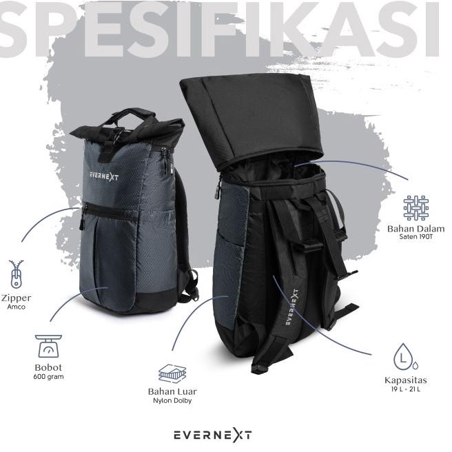 TAS RANSEL PRIA BACKPACK AXTON TAS PUNGGUNG PRIA TAS LAPTOP DISTRO - ARMY