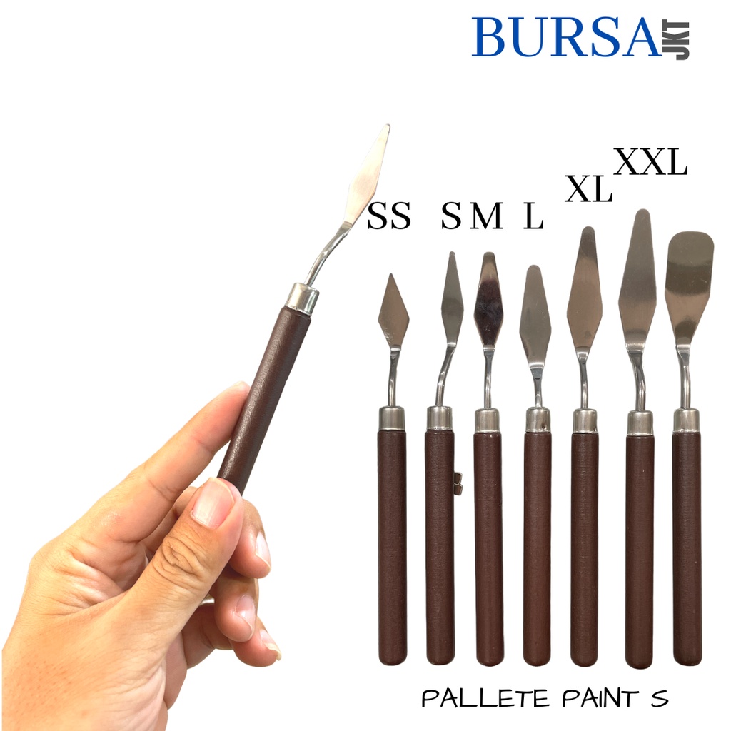 SCRAPER LUKISAN PAINTING PERATA KANVAS KUE DLL PALLETE KNIFE S