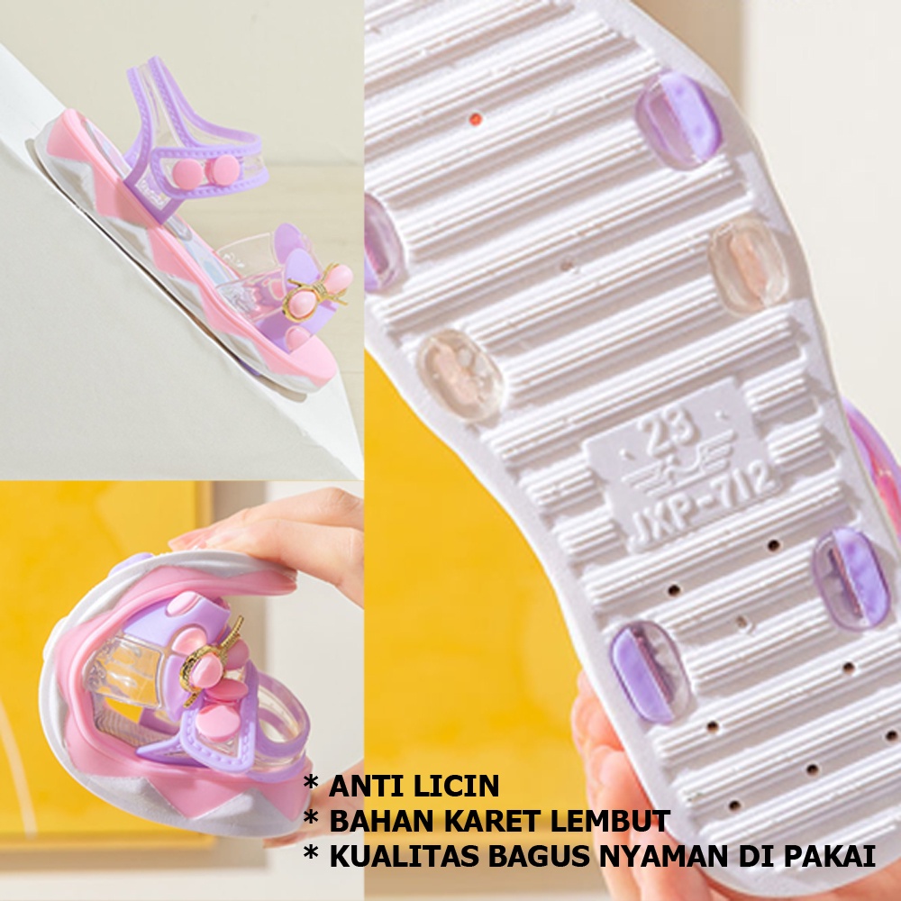 OkayBaby B106 Sandal Anak Perempuan Original Termurah Sepatu Import Fashion Bahan Lembut Terbaru Kekinian