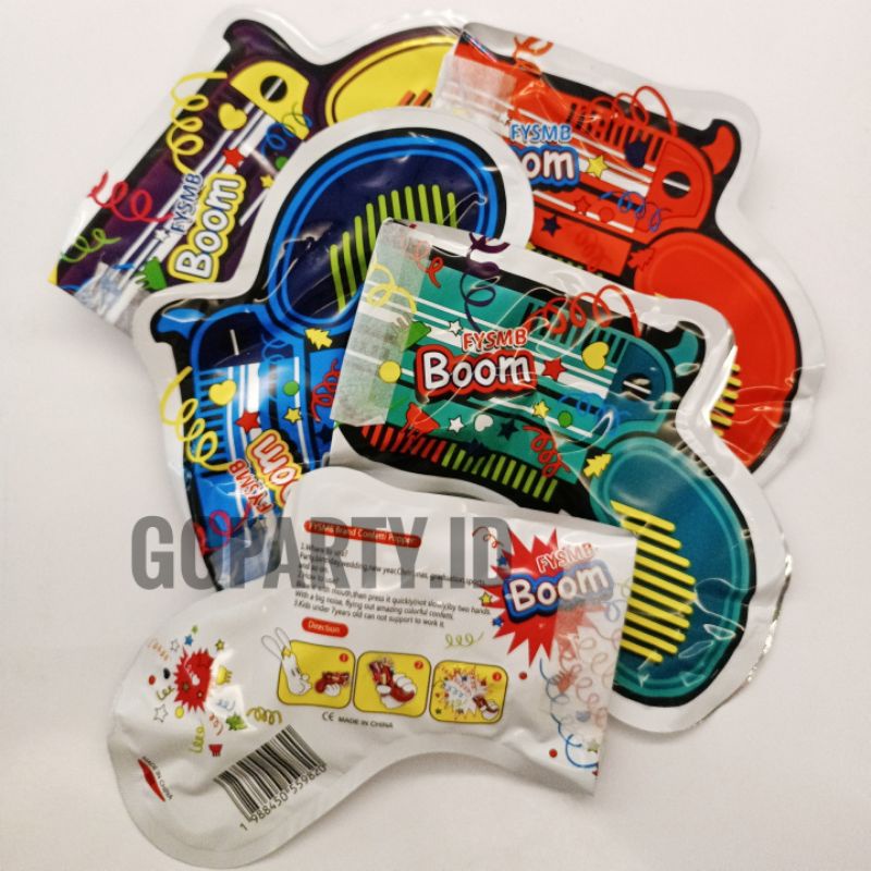 CONFETTI GUN POPPER PETASAN PARTY DEKORASI ULANG TAHUN BIRTHDAY EVENT PESTA