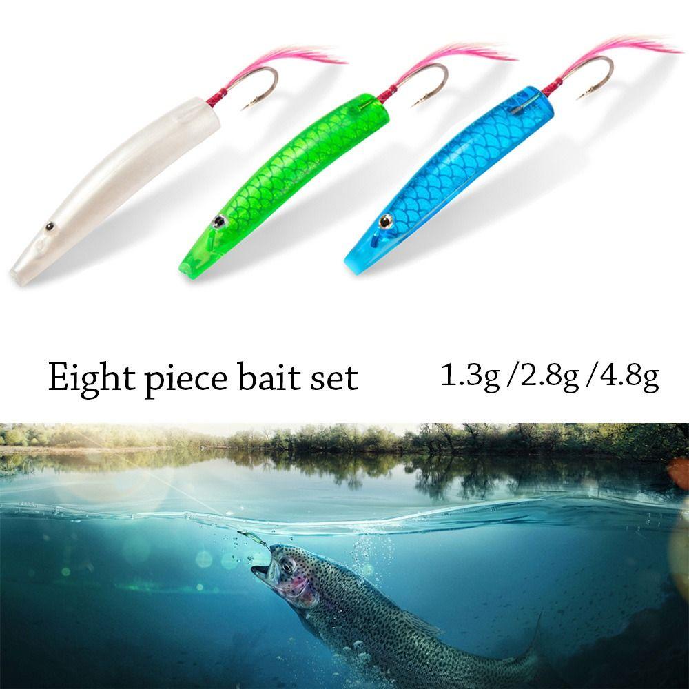 Preva 6Pcs/box Jepang Troli Memancing Umpan Baru Bluefish Yumizuno Memancing Swimbait decoys