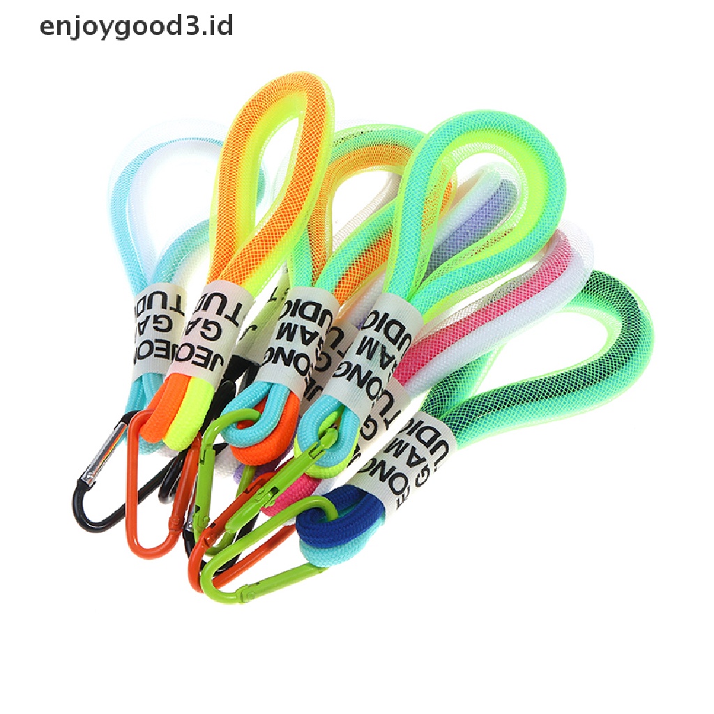 1 Pc Tali Tangan Pendek Warna-Warni Fluorescent Untuk Ponsel