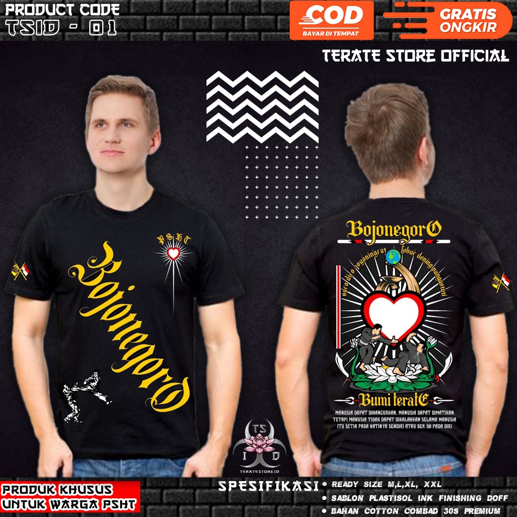 KAOS PSHT LAWASAN BOJONEGORO ANT KAMPUNG PESILAT (BERBAHAN DISTRO DAN BISA COD) TERLARIS