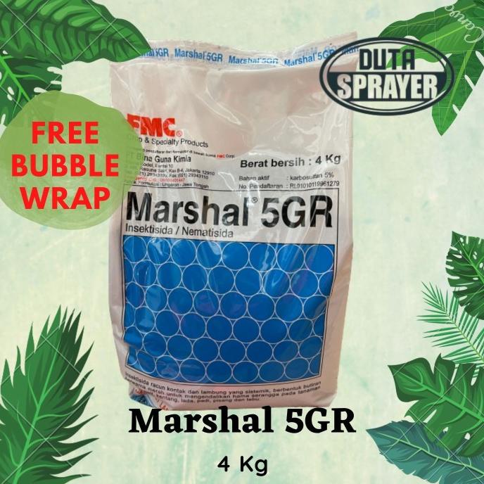 Marshal 5GR 5 GR 4Kg Insektisida Nematisida 4 Kg Jagung Pisang Padi